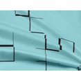thumbnail image 5 of oneOone Rayon Aqua Blue Fabric Geometric Craft Projects Decor Fabric Printed By The Yard 56 Inch Wide, 5 of 5