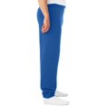 thumbnail image 2 of Jerzees Mens NuBlend Elastic Bottom Sweatpants, S, Ash, 2 of 7