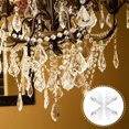 thumbnail image 3 of 10pcs Crystal Pendants Transparent Chandelier Prisms Parts Hanging Light Pendants, 3 of 8