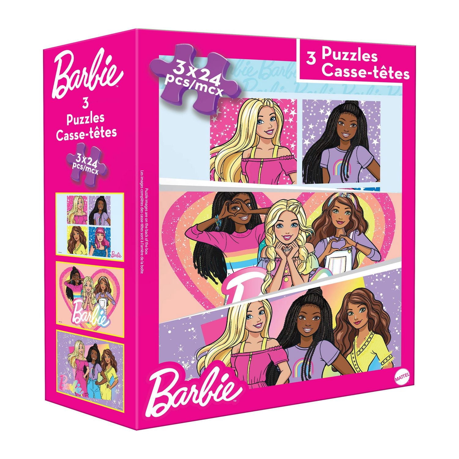 Barbie 3 pack Puzzles (3 x 63 pcs) - Walmart.ca