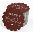 thumbnail image 4 of Inkdotpot Silver Foil Paper Hang Tags Happy Birthday Favor Tags 100 Pieces, 4 of 6