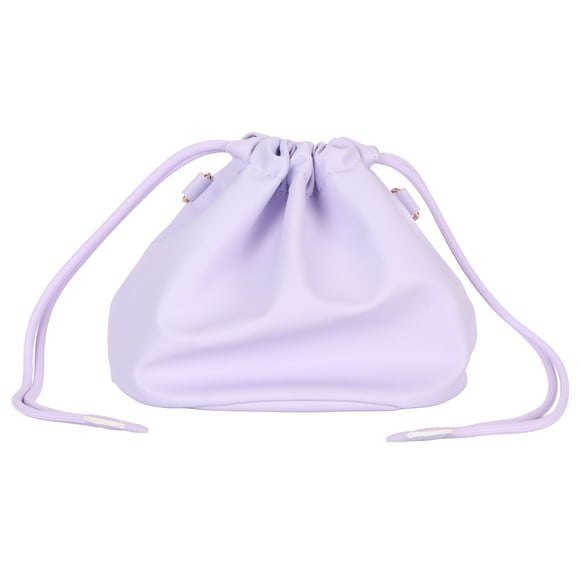 Camera PU Leather Drawstring Pouch Bag, Waterproof Portable PU Leather Camera Bag Case With Shoulder Strap, DSLR Camera Bag For Traveling