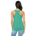 thumbnail image 2 of Bella Ladies Flowy Racerback Tank, XL, Teal, 2 of 3