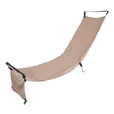 Airplane Footrest Hammock Seat Cover Foot Rest for Flying Flights Khaki