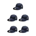 thumbnail image 3 of Baohd Male 3D Embroidery Snap-back Hat Fashionable Adjustable Strap Sun Protection Breathable Comfortable navy blue 5Set, 3 of 6