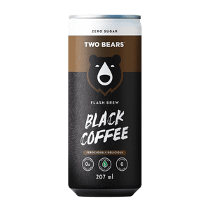 TWO BEARS café à la bière flash noir, 207ml