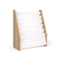 thumbnail image 3 of Humble Crew Kids Journey Supersized Book Rack Storage Bookshelf, 6 niveaux, naturel / blanc, 3 of 5