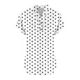 thumbnail image 4 of fatyb Womens Printed V Neck Tops Short Sleeve Button V Neck Tshirts Lightweight Summer Beach Blouses, 4 of 5
