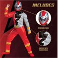 thumbnail image 4 of Red Ranger Costume Musculaire pour Enfants, Tenue Officielle Power Rangers Dino Fury avec Masque, Taille Enfant Moyen (7-8), 4 of 6