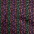 thumbnail image 1 of oneOone Polyester Spandex Black Fabric Leaves Sewing Craft Projects Fabric Prints By Yard 56 Inch Wide, 1 of 5