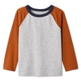 thumbnail image 1 of George Toddler Boys' Long-Sleeve Raglan T-Shirt, 1 of 2