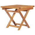 thumbnail image 4 of vidaXL Chaises Longues 2 Pcs avec Table et Coussin en Bois de Teck Massif, 4 of 5