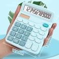 thumbnail image 3 of Basic Standard Calculators Mini Digital Desktop Calculator With 8-Digit LCD Display. Calculator Pocket Size For Home School For Kids, 3 of 7