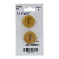 thumbnail image 1 of LA VOGUE Natural Material Buttons 20 mm (3/4 in), 2-Pack, 1 of 4