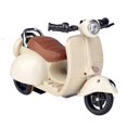 thumbnail image 2 of 360 Rotating Motorcycle Pet Supplies for Birthday Gift Beige, 2 of 8