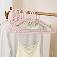 thumbnail image 1 of Aromatherapy Clothes Hanger | Non-Slip Plastic Garment Organizer | Space Saving Drying Rack | Built-In Fragrance Diffuser | Multi Hook Shoulder Saver | 40x21.5cm | White Pink Khaki Green, 1 of 6