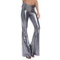 thumbnail image 1 of LUOGENLI Pantalon Décontracté pour Femme Pantalon Décontracté pour Femme Couleur Évasée Coupe Ajustée Festival Performance Pantalon Habillé Pantalon Évasé Pantalon Décontracté pour Femme Coupe Décontractée Grande Taille Gris G, 1 of 5