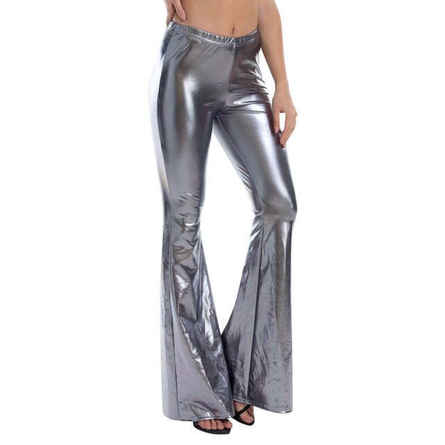 LUOGENLI Pantalon Décontracté pour Femme Pantalon Décontracté pour Femme Couleur Évasée Coupe Ajustée Festival Performance Pantalon Habillé Pantalon Évasé Pantalon Décontracté pour Femme Coupe Décontractée Grande Taille Gris G