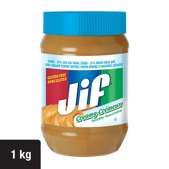 Jif Light Creamy Peanut Butter 1kg