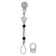 thumbnail image 1 of Silibeads silicone pacifier clip - Star, 1 of 5