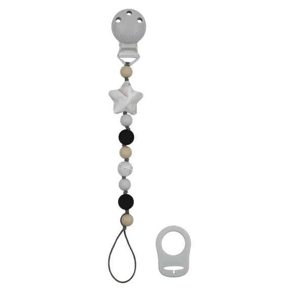 Silibeads silicone pacifier clip - Star
