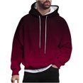 thumbnail image 1 of Rbaofujie Chandails à Capuche pour Hommes Décontractés Mode Chandails à Capuche Col Rond Imprimé Chandail à Enfiler Manches Longues Hauts Chandail Col Rond Chandail pour Hommes, 1 of 6