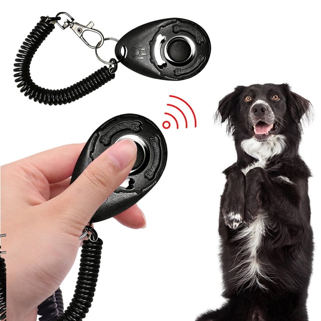 Cagogo Dog Training Clicker, Teardrop-Shaped Pet Clicker for Obedience Commands, Positive Reinforcement Dog Clicker for Puppy Training and Behavior Modification, Professional Dog Clicker Trainer