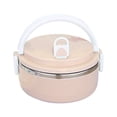 thumbnail image 1 of 700ml 1 Layer Round Food Lunch Box Stainless Steel Lunch Box Lunch Box Food Storage Box Childrens Lunch Box Hot Food, 1 of 8
