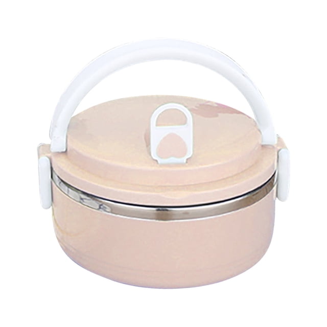 700ml 1 Layer Round Food Lunch Box Stainless Steel Lunch Box Lunch Box Food Storage Box Childrens Lunch Box Hot Food