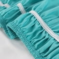 thumbnail image 4 of Unique Bargains Bed Skirt Polyester Elastic Wrap Around Dust Ruffle Aqua Blue Queen, 4 of 10