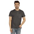 thumbnail image 1 of Inkmeso Solid Henley T-Shirt For Mens Cotton Short Sleeve Tee Shirts Pocket Shirt, 1 of 7