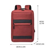 Backpack for Men 15.6 Inch USB Charging Laptop Computer Bag Casual Business, 40x28x14cm Nylon Water-Resistant Large Capacity with Adjustable Straps Laptop Backpack for Men