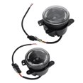thumbnail image 4 of 2 Pcs 4 Po Pare-Chocs avant LED Feux de Brouillard Ronds de Remplacement pour Jeep Wrangler 20072018, 4 of 14