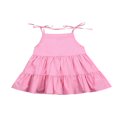 thumbnail image 1 of Robe Fille Bretelles Épaules Jupe Superposée pour Enfants, 1 of 8
