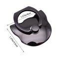 thumbnail image 3 of Metal Phone Ring Holder - 360° Rotating Finger Grip & Kickstand - Universal for Smartphones, 3 of 5