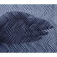 thumbnail image 4 of oneOone Viscose Chiffon Navy Blue Fabric Chevron Block Sewing Craft Projects Fabric Prints By Yard 42 Inch Wide, 4 of 4