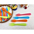 thumbnail image 3 of czcpp-Jawbush 16 Pcs Fourchettes en Plastique pour Enfants, Ensemble de Couverts Réutilisables pour Adultes, Ustensiles pour Enfants Faciles à Saisir avec Couleurs Vives, Sans BPA Lavable au Lave-Vaisselle, 3 of 4