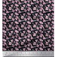 thumbnail image 1 of Soimoi Silk Fabric Flower Artistic Decor Fabric Printed Yard 42 Inch Wide, 1 of 3
