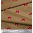 thumbnail image 3 of Soimoi polyester Crepe Fabric Artistic Floral Print Fabric by the Yard 52 Inch Wide, 3 of 5
