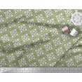 thumbnail image 2 of Soimoi Modal Satin Fabric Floral Block Print Fabric by The Yard 42 Inch Wide, 2 of 3
