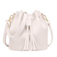 thumbnail image 1 of Milaget Sac Seau Moderne Sac Hobo Sac à Bandoulière à Cordon Blanc, 1 of 3