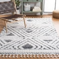 thumbnail image 1 of SAFAVIEH Moroccan Gracelyn Diamond Tassel Shag Area Rug, 1 of 7