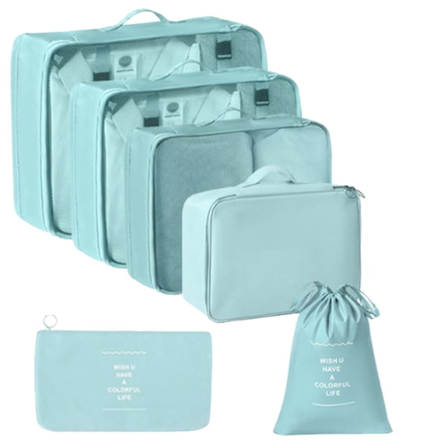 EGNMCR Organisateurs et Rangement de Garde-Robe, Organisation et Rangement, Bacs de Rangement, Contenants de Rangement Sac de Voyage Ensemble de 6 Pcs Sac de Rangement Multifonctionnel Ensemble de 6 Pcs un Rangement