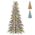 thumbnail image 1 of Costway 7.5 FT Pre-Lit Artificial Christmas Tree with 725 Branch Tips 500 Lights 8 Modes, 1 of 10