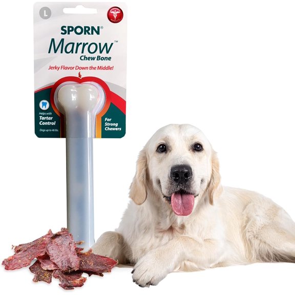 Os À Mâcher Durables Pour Chiens Sporn Pour Mâcheurs Agressifs, Jouets À Mâcher Au Goût De Viande Séchée Pour Grands Chiens, Fabriqués En Nylon Résistant, Sans Gluten Et Non Toxique, Grand