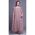 thumbnail image 2 of Bimba Robe de Nuit Imprimée pour Femmes en Rayonne Longue Maxi Robe de Sommeil Robe de Nuit, 2 of 4