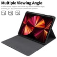 thumbnail image 2 of Étui Clavier Rétro à Touches Rondes Bluetooth 3.0 avec Pavé Tactile et Fente de Stylet Cachée - Conception Détachable pour iPad Air3 10.5(2019), iPad Pro 10.5, iPad 10.2(2019/2020) - Batterie 180 mAh, Portée 10 m, 5 Millions, 2 of 5