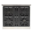 thumbnail image 3 of KUCHT Cuisinière Professionnelle 30 Po 4,2 Pi3 Propane Liquide avec Four à Convection, 3 of 7