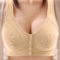 thumbnail image 1 of Mature Women's Front Closure Wireless Bra, Soft Seamless Full Coverage Comfort Support for Everyday Wear, 1 of 9