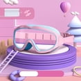 thumbnail image 2 of D-98 C Garçon Fille Lunettes de Natation Imperméables Enfants Grande Monture Ensemble de Plongée Haute Définition Ajustable, 2 of 5